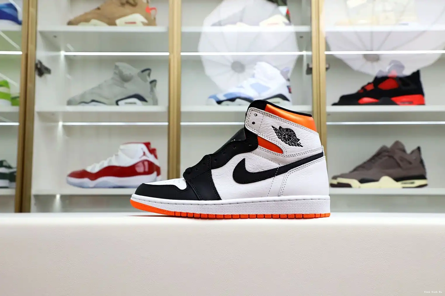 Kimikick 1 Retro Electro Orange' Jordan High Air OG 0606
